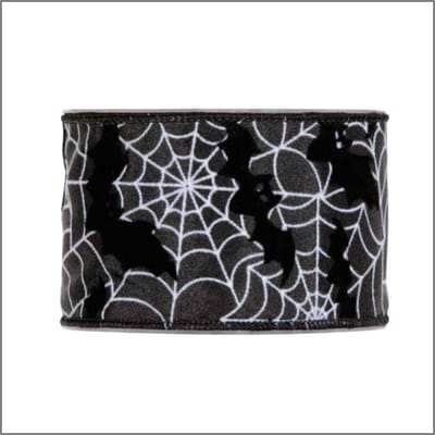 Halloween Lint - 60 mm - 10 Meter - Stof