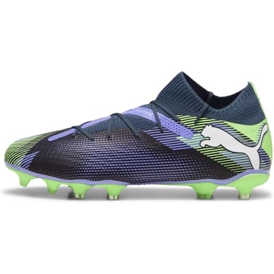 PUMA Future 7 Pro FG/AG - Maat 44 - Voetbalschoenen - Lights Out - Gray Skies / White / Fizzy Apple