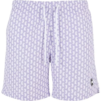 Urban Classics - Pattern Zwemshorts - 5XL - Lila