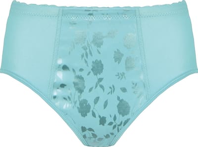 Naturana - Minimizer slip met bloemenpatroon - 0063 - Aquamarine - 90 - 46