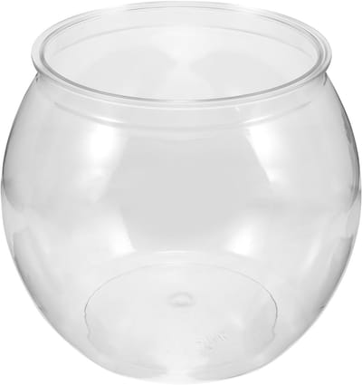 Grote ronde glazen vaas voor bloemen en aquariums, ideaal voor hydrocultuur en decoratie op bureau