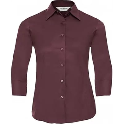 Blouse met 3/4 mouwen voor dames Russell Athletic Easy Care