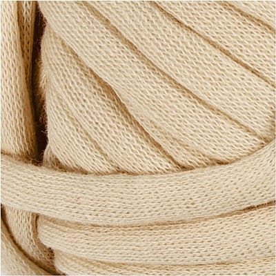Textielgaren - Katoengaren - Hobby Garen - DIY Breigaren - Haakgaren - Handwerkgaren - Kleur: Beige - Voor Mode & Knutselen - Extra Sterk & Stevig - 45m - 100gr - 1 Bol