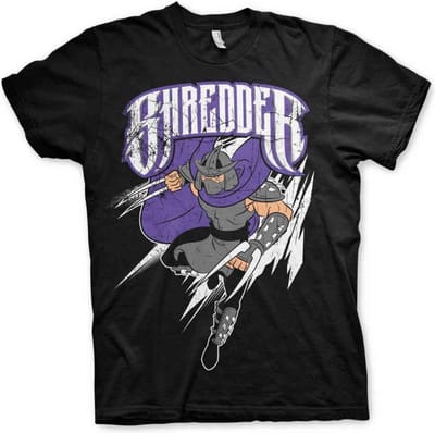 Teenage Mutant Ninja Turtles Heren Tshirt -S- The Shredder Zwart