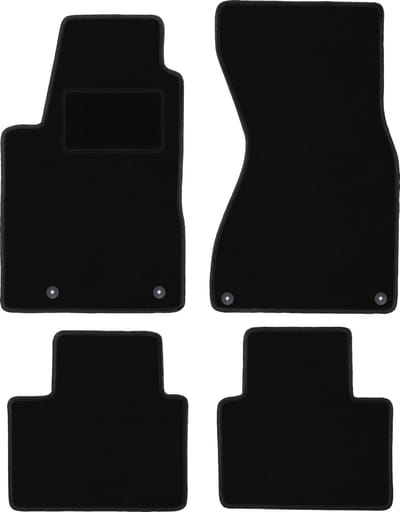 Zwarte veloursmatten voor: Audi A8 D2 sedan (1994-2002)