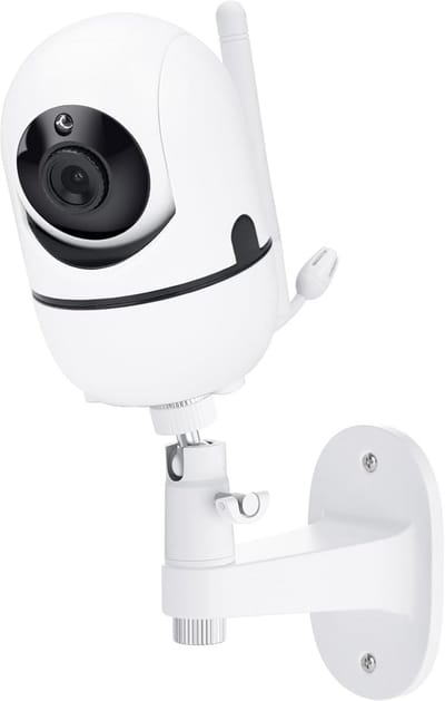 Babyfoonhouder voor HelloBaby HB65 HB40 HB6550 HB66 HB6339 HB6550 Pro en ANMEATE SM935E - 360° Verstelbare Wandhouder Babycamera - Twee Installatiemogelijkheden