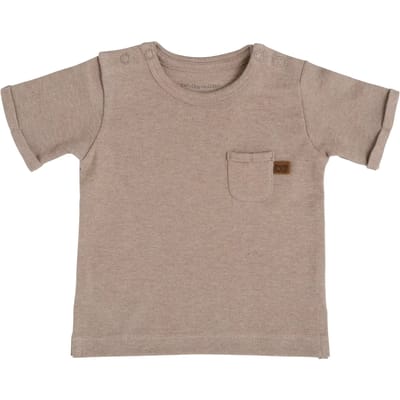Baby's Only T-shirt Melange - Clay - 50 - 100% ecologisch katoen - GOTS