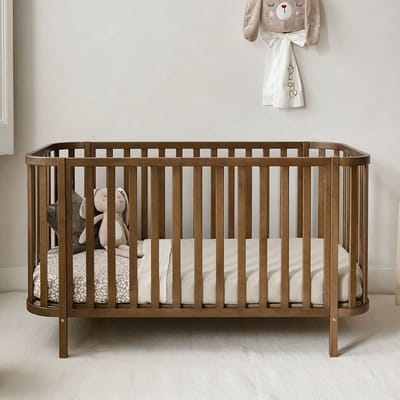 Petite Amélie Meegroeibed ovaal Cocoon - 70x140 cm - Premium Cocoa