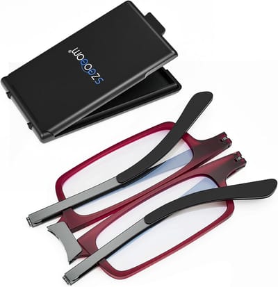 Compacte Opvouwbare Leesbril met Blauwlichtfilter voor Heren en Dames