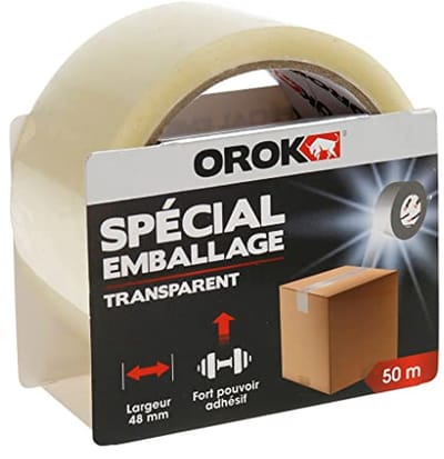 Transparante Verpakkingstape - 50 m x 48 mm - Hoge Sterkte en Sterke Kleefkracht voor Binnengebruik
