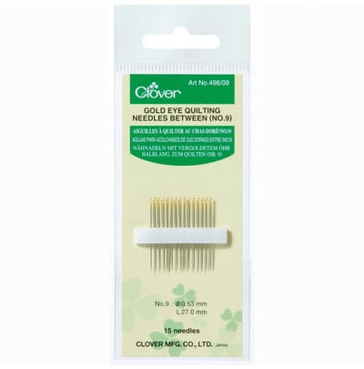 Gold Eye Quilting Needles No 9
