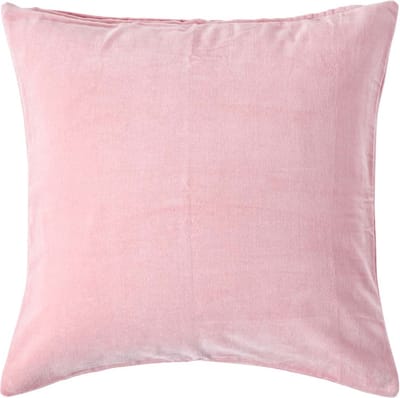 Homescapes Roze Fluwelen Kussenhoes 60 x 60 cm
