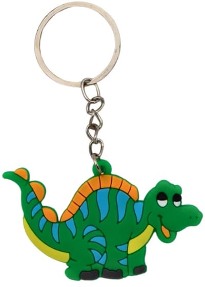 Sleutelhanger Dino Groen – Stoere Dinosaurus voor Sleutel Kinderen – Leuk Cadeautje & Accessoire