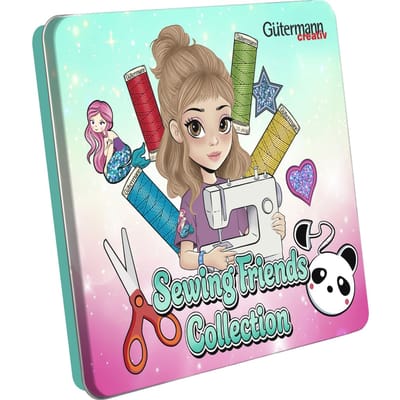 Gütermann Sewing Friends Collection Box naaigaren set 15 x 100 m, incl. accessoires