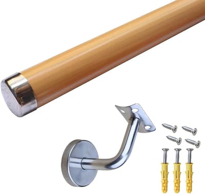 Trapleuning Set - Veiligheidsstang - Veilig Lopen - Robuuste Steun - Tot 6m - Meerdere Kleuren