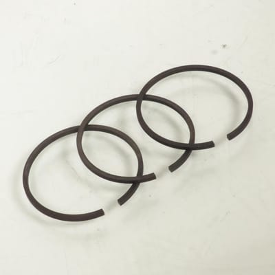 Lot de 3 segments de piston RSM pour Solex 3800 Ø39.5x1.7mm coupe oblique Neuf
