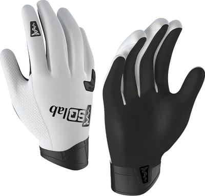 SQlab One11 Fietshandschoenen - Wide Fit - Dun & Flexibel - Pols bescherming - Externe draden - Maat XS - Wit/Zwart