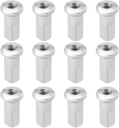 Solidchoice- Fiets Spaak Tepels 80 Stuks - Binnendiameter 2,6 mm - Lengte 13 mm - Gegalvaniseerd Ijzer - Geschikt voor Fietsen/Mountainbikes - Sterk en Duurzaam - Spaakdoppen