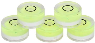 Store_8 - Waterpas - Mini Ronde Waterpas 15mm - Compact en Precisie - Meetinstrumenten - Nauwkeurig - Geschikt voor Klussen - Wit