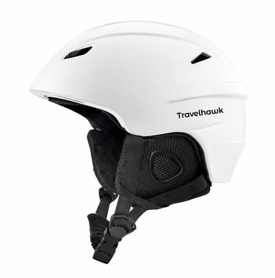 Travelhawk Skihelm - Snowboard Helm - Ski Helm - Unisex - Wit - S