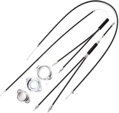 Dailygoods- Remkabels Set - Achterremkabels x2 - Voorkabel - BMX - Gyro Systeem - Professioneel en Praktisch - Fietsremkabels