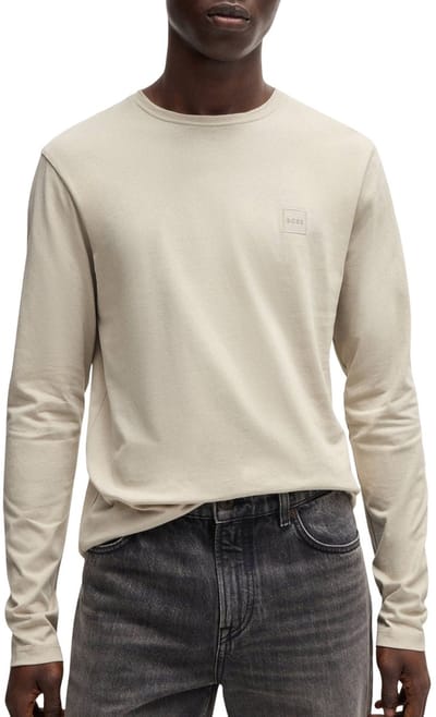 BOSS ORANGE Tacks Polo's & T-shirts Heren - Polo shirt - Beige - Maat S