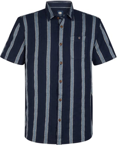 Petrol - Hemd - Donkerblauw - L