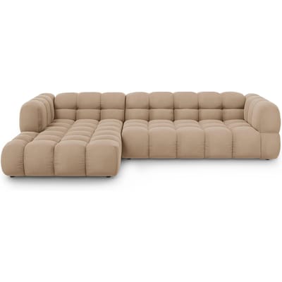 4-zits hoekbank Sky links velvet | Cosmopolitan Design