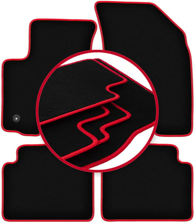CARLUX-RED automatten voor: Chevrolet Aveo I T200 / T250 hatchback, sedan (2002-2011)