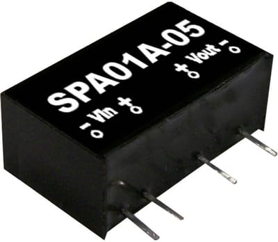 MW Mean Well SPA01B-15 DC/DC-convertermodule 67 mA 1 W Aantal uitgangen: 1 x Inhoud 1 stuk(s)