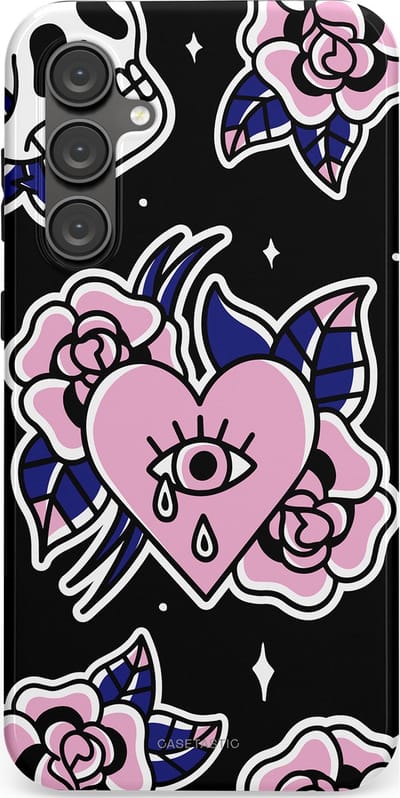 Casetastic Hoesje Geschikt voor Samsung S23 FE - Stijlvolle Beschermende Duo-layer Case - Eindeloze passie
