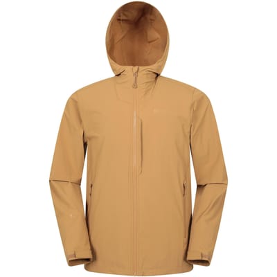 Mountain Warehouse Heren Retreat Verpakbaar Soft Shell Jasje (Tan)