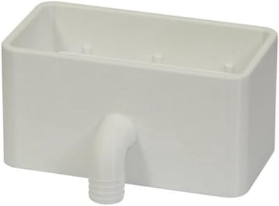Condenswaterafscheider condenswaterverzamelaar condensaatafvoer voor ventilatiesysteem plat kanaal 110x55mm keuken badkamer toilet