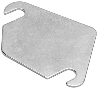 Allecto Blanking Plate - EGR-afdichting - Roestvrij staal - EGR Block Off - Geschikt voor Ford Fiesta 1.4 1.6 - Zonder hole