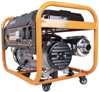Huttenberg stille generator / aggregaat 3,3 kW – benzine – mobiel – noodstroom - groupe electrogene
