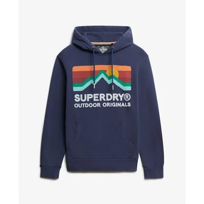 Superdry - Great Outdoors hoodie met relaxte pasvorm - Heren - Hoodies