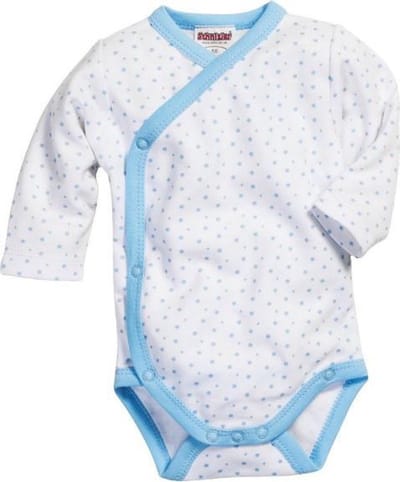Playshoes Schnizler overslagromper lange mouwen sterren blauw