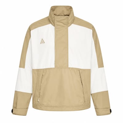 Nike ACG Anorak met halflange rits - Jas - Maat L - Parachute Beige/Summit White / Beige Wit - Anorak jas - Training - Unisex Jas
