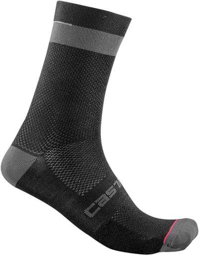 Castelli Alpha 18 Sokken Zwart EU 36-39 Man