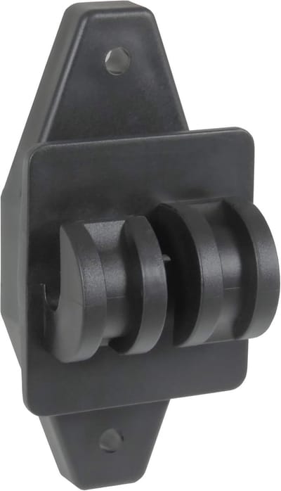 Isolatoren set - Draadklemmen - Veestapel omheinen - Uv-bestendig kunststof - Tot 6mm draad - Zwart