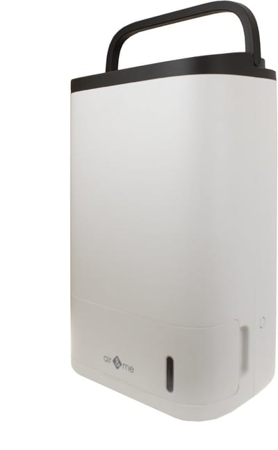 AIR AND ME Evel Adsorptie Luchtontvochtiger 7L/dag – 40m² – Werkt vanaf 0°C – 2,5L Reservoir – Wasdroogfunctie – HygroSmart® – Continue Afvoer – 650W