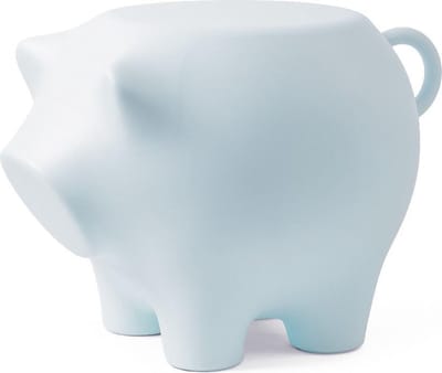 Bijzetvarken Babyblauw / Sidepig Babyblue  - Design Bijzettafel - Werkwaardig.