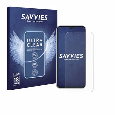 Savvies - Screenprotector voor Samsung Galaxy F17 5G - Folie Beschermfolie transparant 18 Stuks