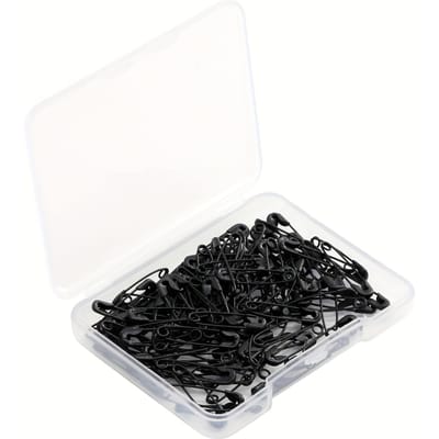 120 stuks Duurzame Zwarte Veiligheidsspelden - Klein & Multifunctioneel voor Naaien, Quilten, Breien en DIY-projecten, Scherpe Metalen Punten, Veilige Sluiting 120 Pcs