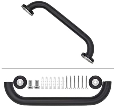 PromoHome Antislip Douchegreep 30 cm - RVS Wandbeugel voor Badkamer en Toilet