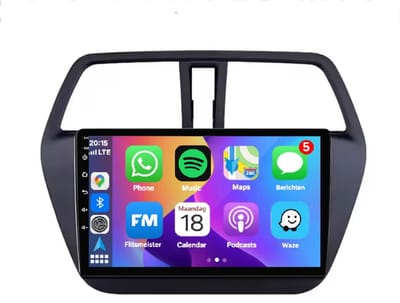 Autoradio 2/32GB met Carplay en Android auto | Geschikt voor Suzuki SX4 en S-Cross 2012-2018 | Radio scherm met Navigatie | 2012 2013 2014 2015 2016 2017 2018 | 2