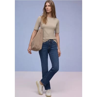 Shirt met knoopdetail