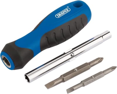 6-in-1 Schroevendraaierset met PZ Bits voor Pozidriv en Supadriv Schroeven – 1/4 inch en 5/16 inch Aandrijving