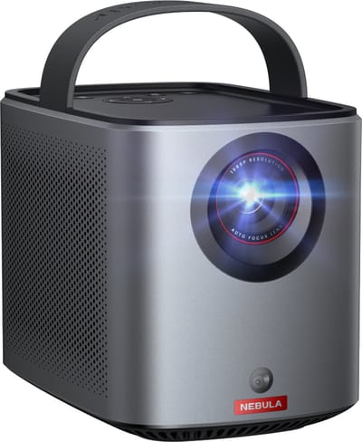 Anker Nebula Mars 3 Air Beamer - Draagbare DLP Projector - Full HD 1080p Resolutie - 400 ANSI Lumen - WiFi & Bluetooth - Ingebouwde Batterij tot 2 - 5 uur - Perfect voor Films & Presentaties
