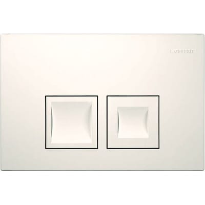 Geberit Delta35 - Bedieningsplaat, alpien wit 115.135.11.5